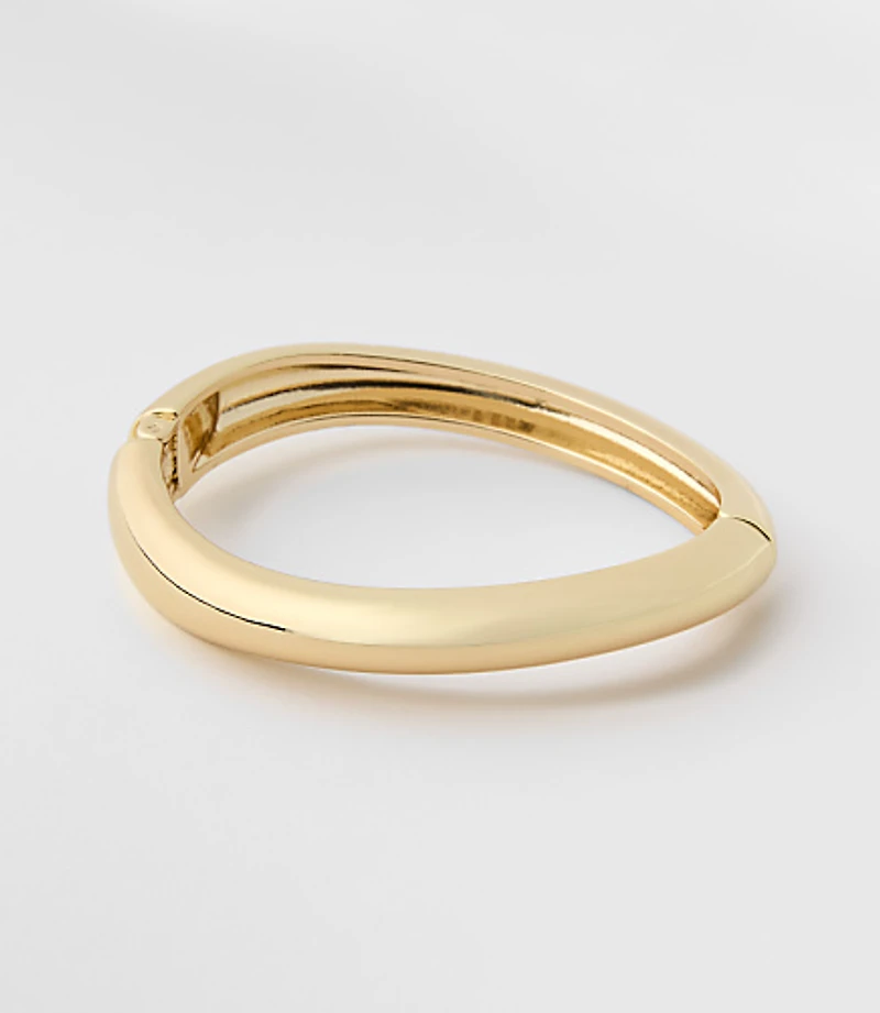 Modern Metal Hinge Bracelet