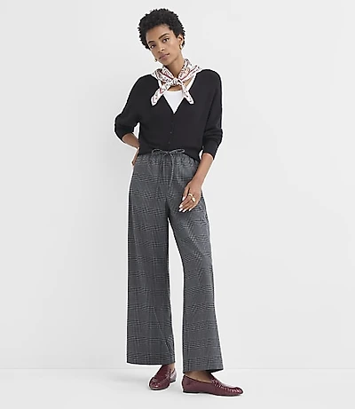Sawyer Pull On Pants Plaid Brushed Flannel