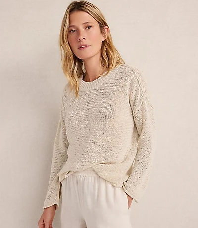 Haven Well Within Linen Tape Yarn Crewneck