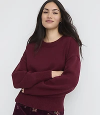 Ribtrim Dolman Sweater