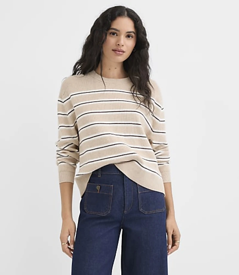 Striped Ribbed Sweater