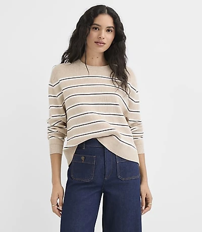 Striped Ribbed Sweater
