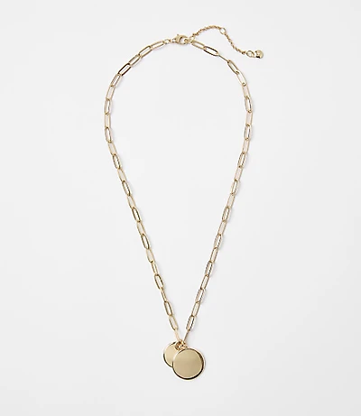 Coin Charm Necklace
