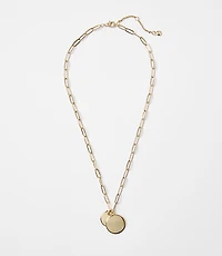 Coin Charm Necklace