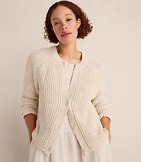 Haven Well Within Cotton Tape Yarn V-Neck Cardigan