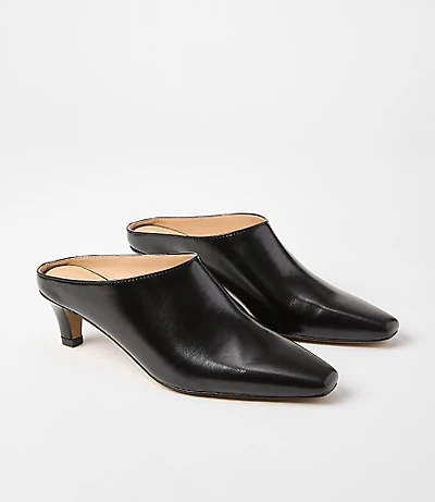 Modern Heeled Mules