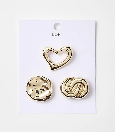 Heart Brooch Set