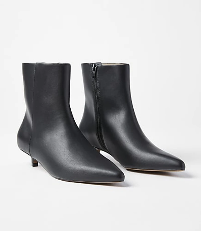 Kitten Heel Booties