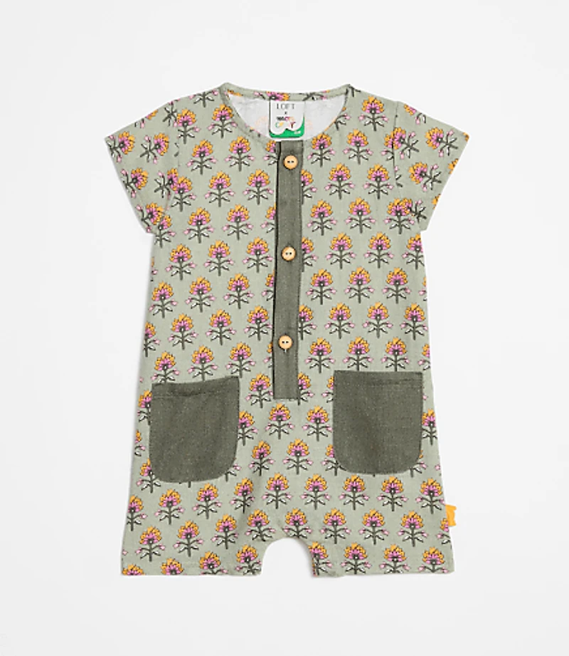 LOFT x Mon Coeur Linen Garden Romper