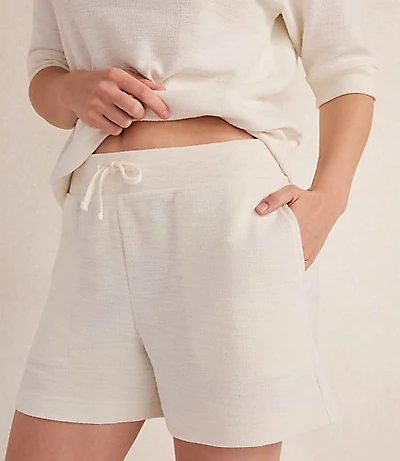 Haven Well Within Organic Cotton Blend Jacquard Shorts