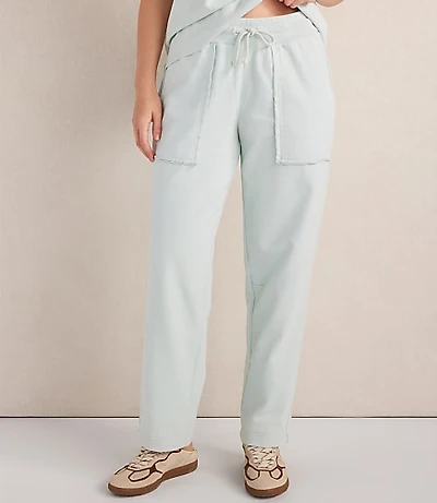Haven Well Within Garment-Dyed Organic Cotton Terry Pants