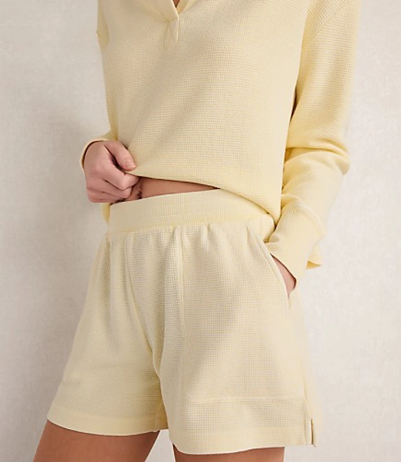 Haven Well Within Organic Cotton Waffle Shorts