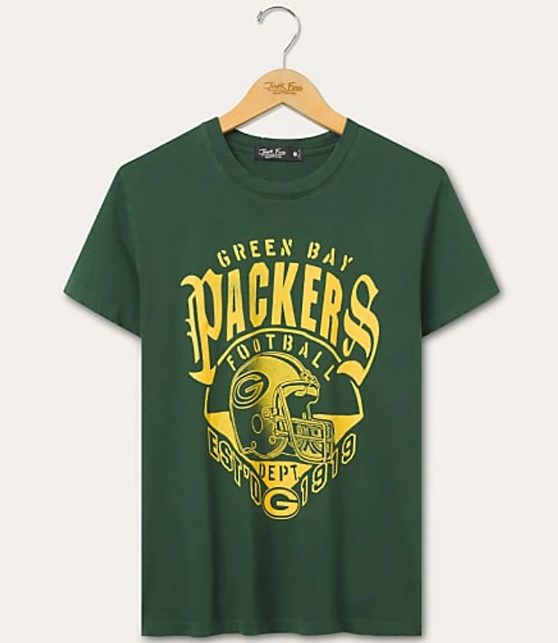Junk Food Green Bay Packers Gridiron Vintage Tee