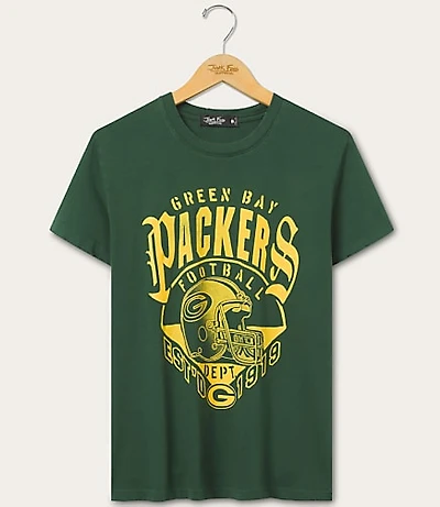 Junk Food Green Bay Packers Gridiron Vintage Tee