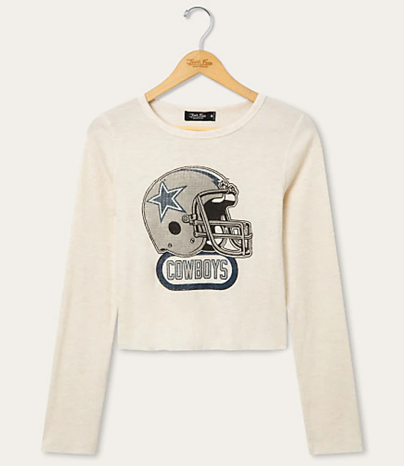 Junk Food Dallas Cowboys Helmet Crop Thermal