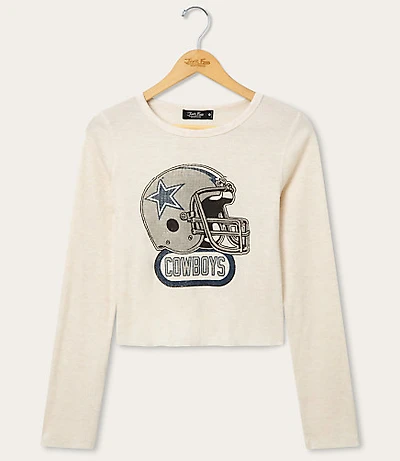 Junk Food Dallas Cowboys Helmet Crop Thermal