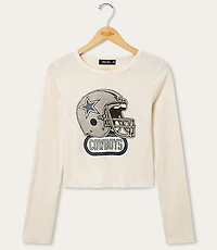 Junk Food Dallas Cowboys Helmet Crop Thermal