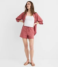 Sawyer Pull On Shorts Linen Cotton
