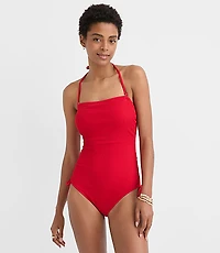 LOFT Beach Crinkle One Piece Swimsuit