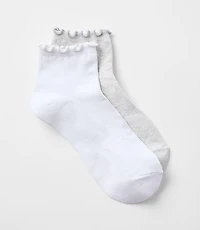 Ruffled Ankle Sock Set