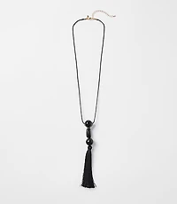 Tassel Pendant Cord Necklace