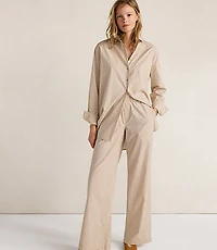Haven Well Within Organic Cotton Poplin Pants Baton Stripe