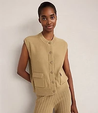 Haven Well Within Organic Cotton Button Front Vest