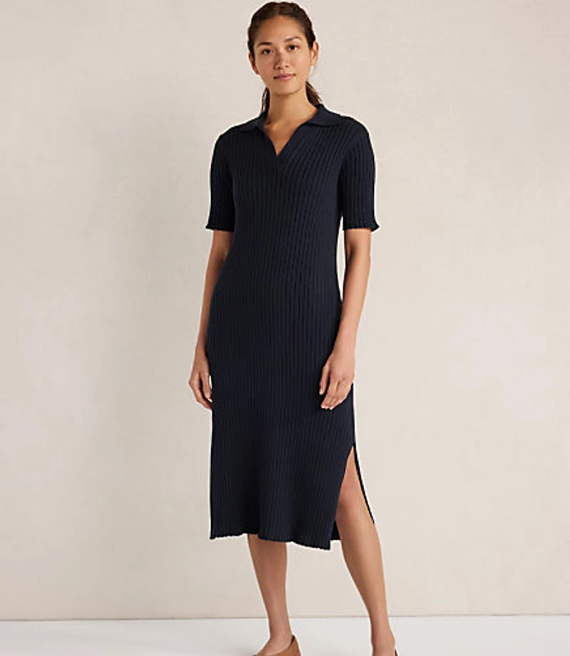 Haven Well Within Organic Cotton Ribbed Midi Dress