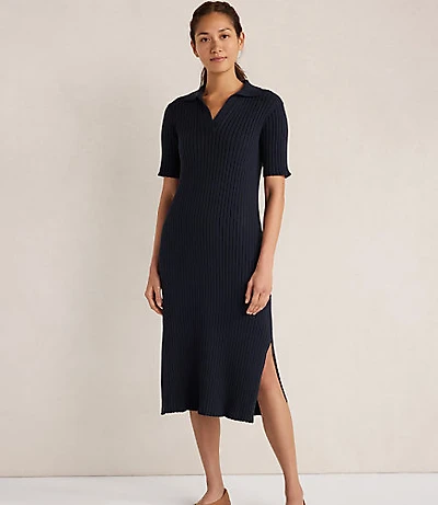 Haven Well Within Organic Cotton Ribbed Midi Dress
