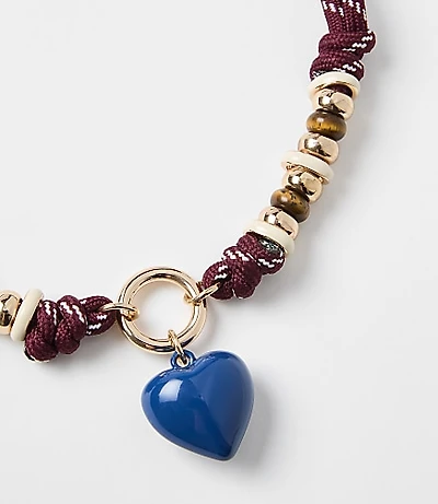 Heart Rope Necklace