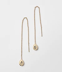 Sparkle Drop Threader Earrings