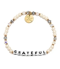 Little Words Project Grateful Stretch Bracelet