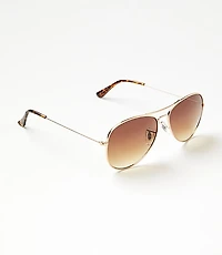 Metal Aviator Sunglasses