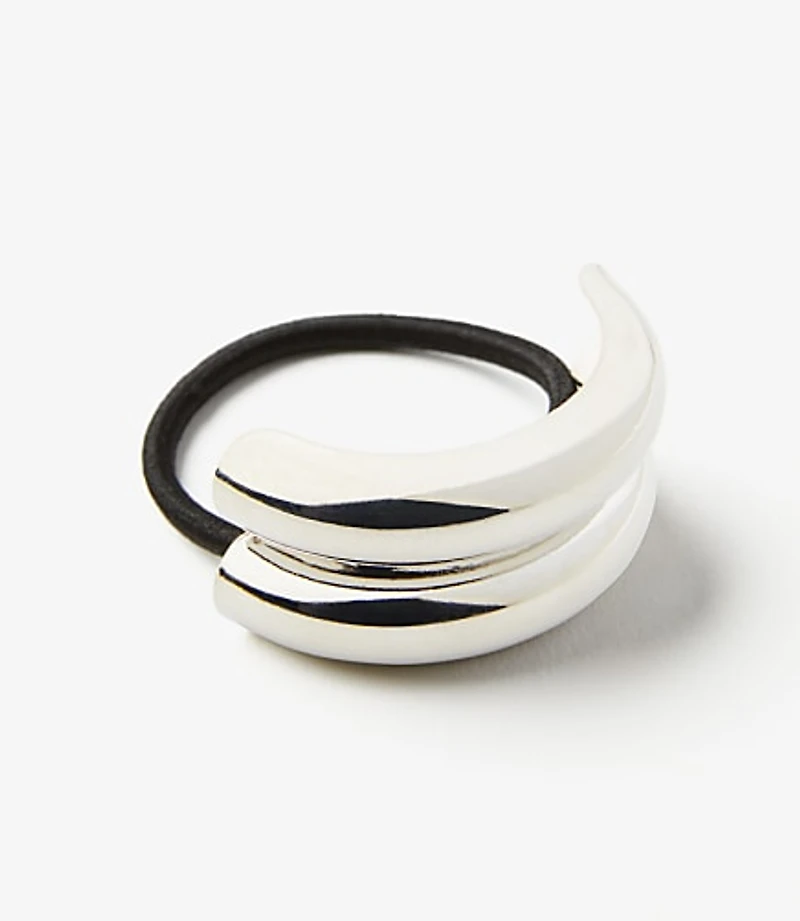 Textured Metal Hair Tie
