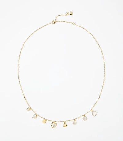Delicate Heart Charm Necklace
