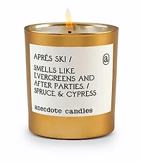 Anecdote Candles Aprés Ski Gold Tumbler Candle