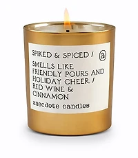 Anecdote Candles Spiked & Spiced Gold Tumbler Candle