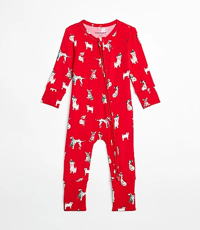 Posh Peanut Holiday Dog Convertible One-Piece