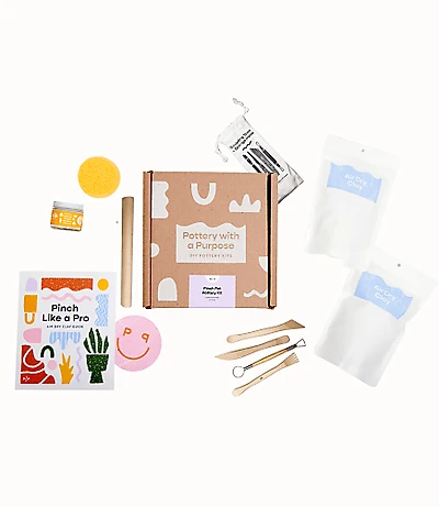 Pottery With A Purpose Beginner Pottery Kit - Air Dry