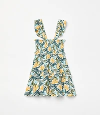 Posh Peanut X LOFT Sunset Smocked Babydoll Dress