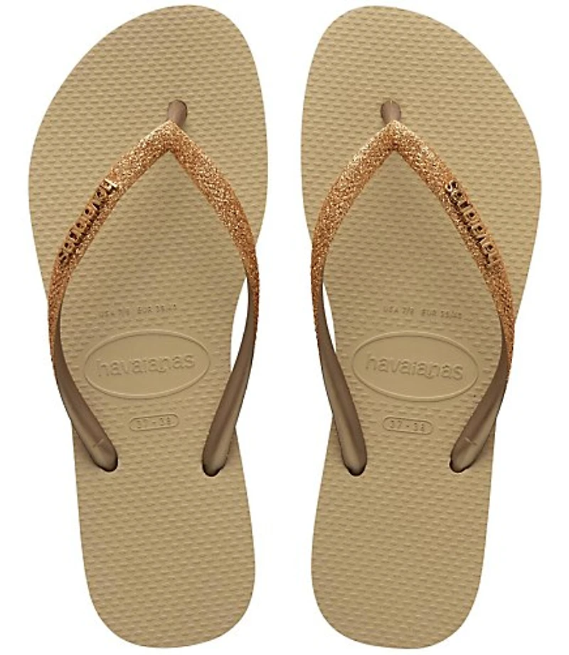 Havaianas Slim Glitter Flip Flops