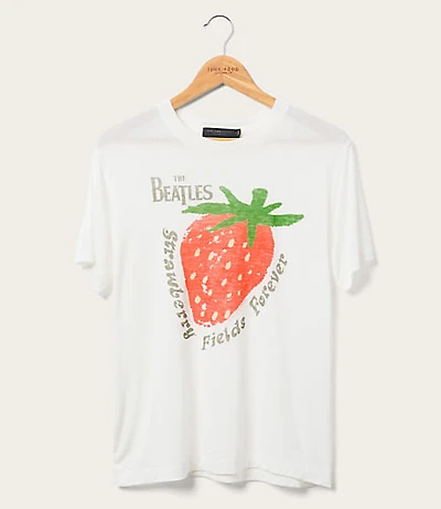 Junk Food The Beatles Strawberry Fields Forever Vintage Tissue Tee