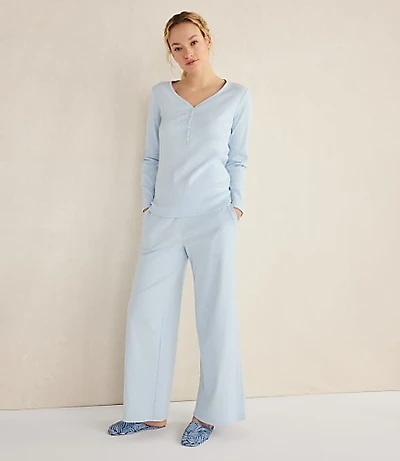 Haven Well Within Organic Cotton Rib Knit Henley