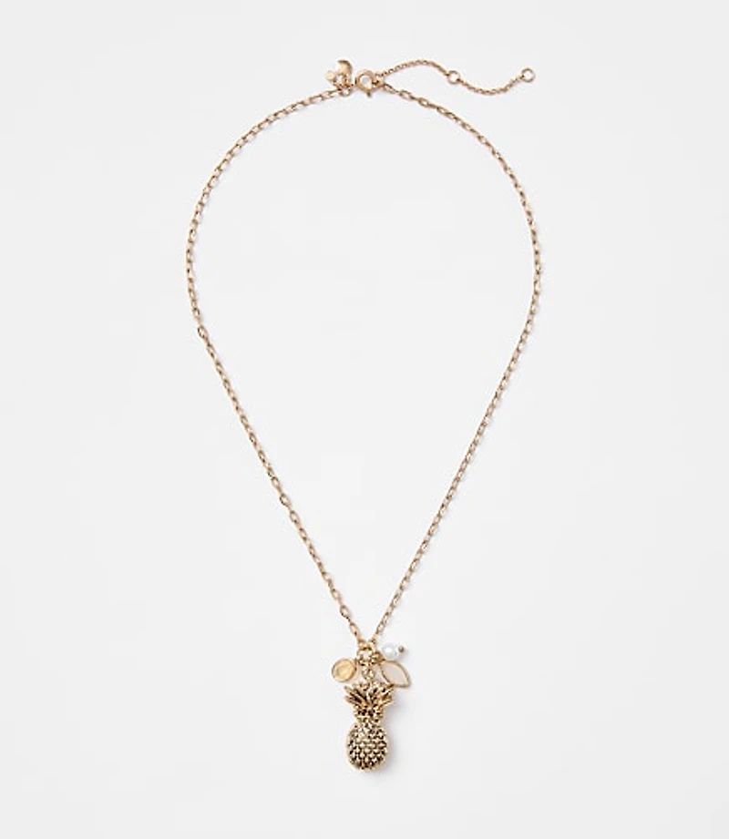 Pineapple Cluster Necklace