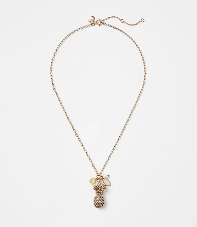 Pineapple Cluster Necklace