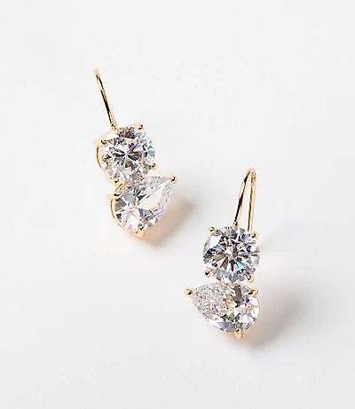 Sparkle Pull Through Earrings