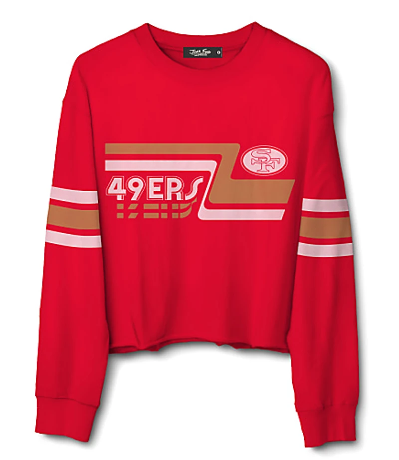 Junk Food San Francisco 49ers Retro Crop Fleece