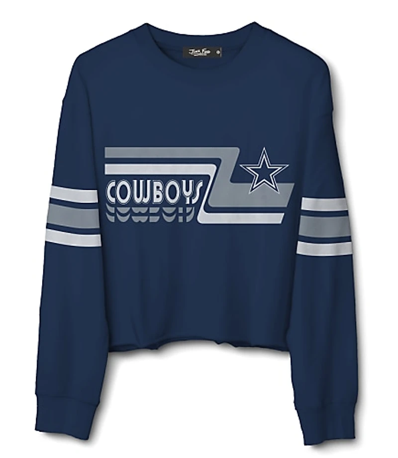 Junk Food Dallas Cowboys Retro Crop Fleece