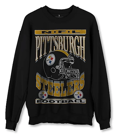 Junk Food Pittsburgh Steelers Backfield Crew Fleece