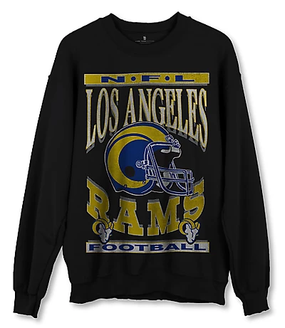 Junk Food Los Angeles Rams Backfield Crew Fleece